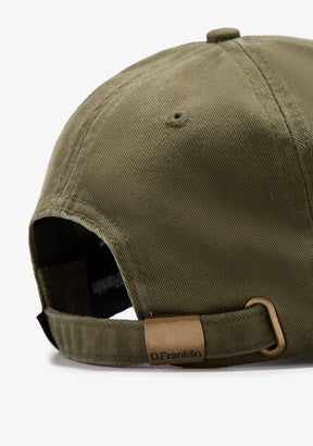 Varsity Washed Cap Army Green