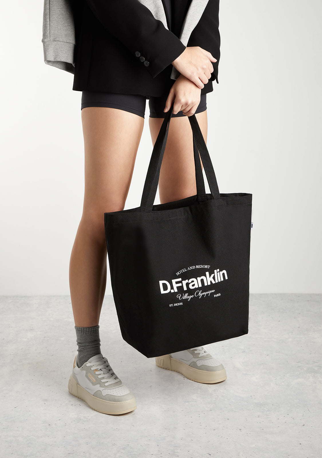 Paris St.Denis Tote Bag Black