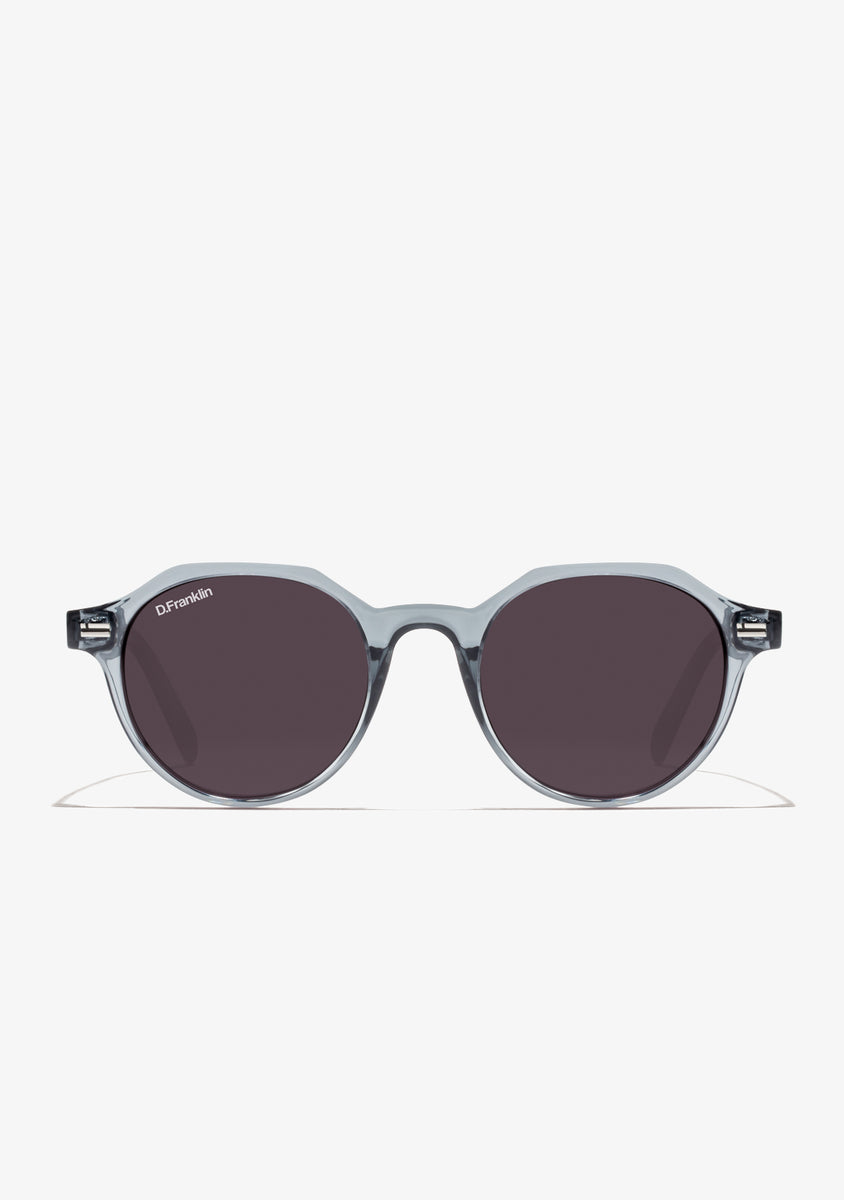 charged a5c-3n-d3d gearspun goggles SUNGLASSES Ultra Light S Round Crystal Grey / Black