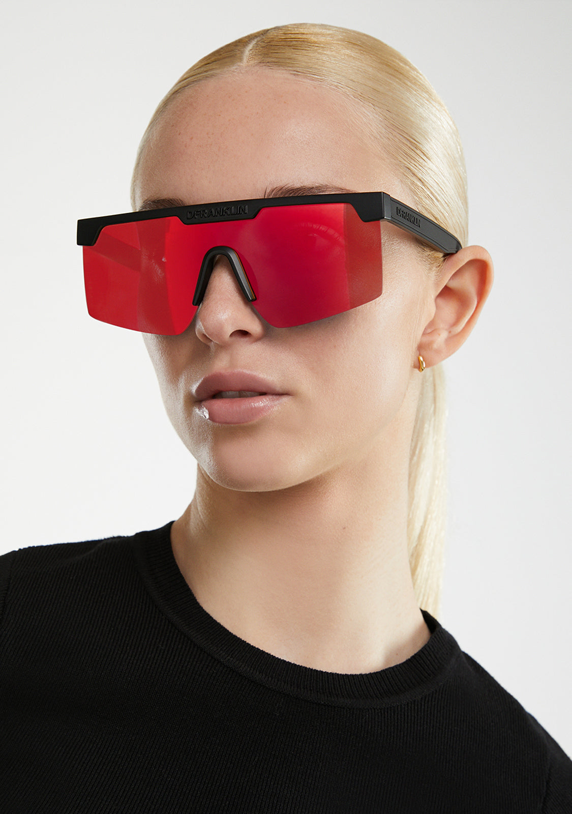 Big D Constellation Sunglasses Black / Red | D.Franklin®