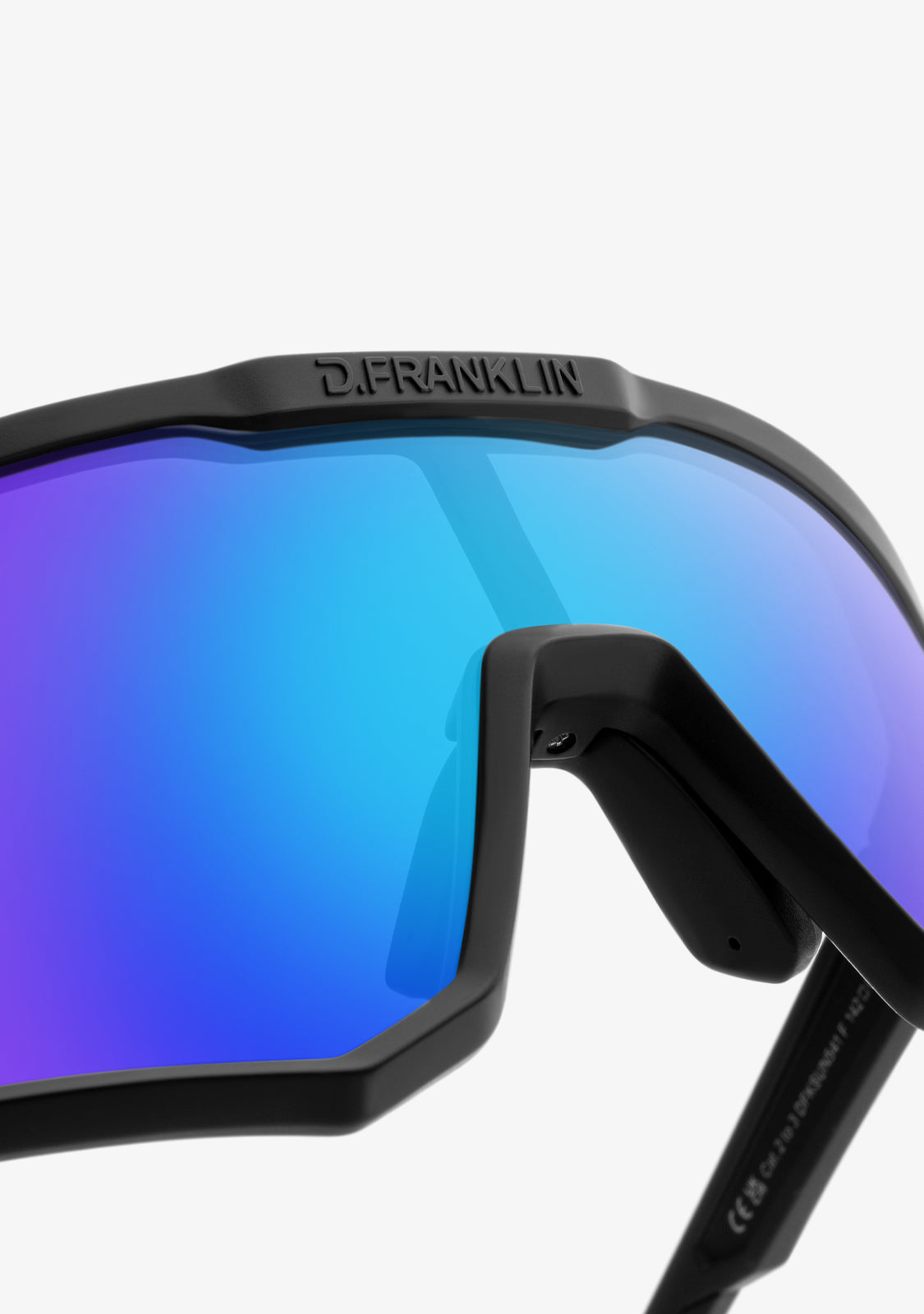 Hurricane Sports Sunglasses Black / Blue | D.Franklin®