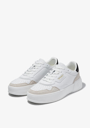 Court Basic Leather White / Black