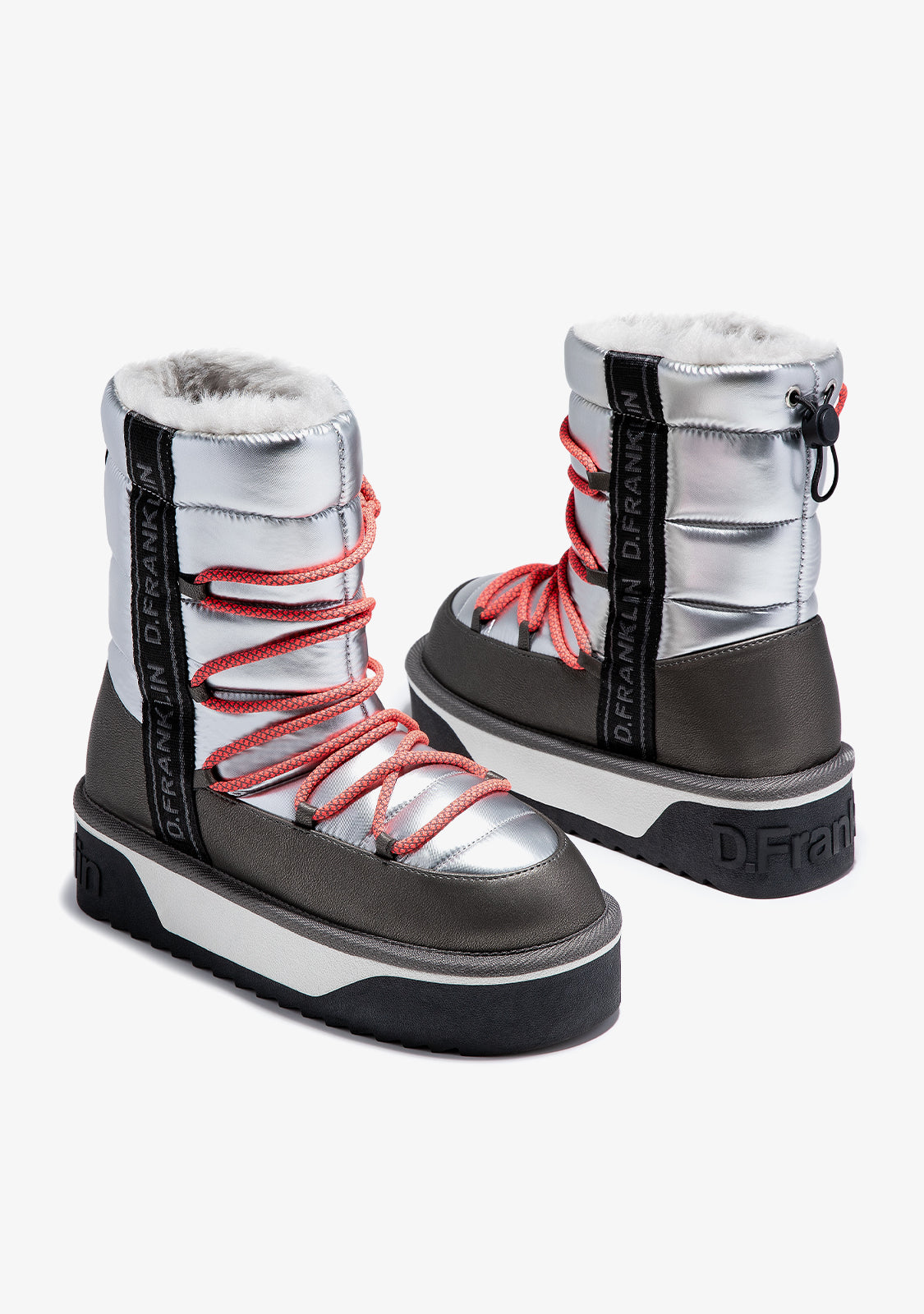 Women's Snow Boots With a Thick Sole Vegan D.Franklin DFSH371006 Beige