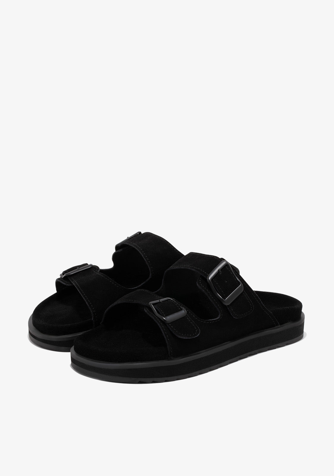 Nordic Sandal Buckle Full Black