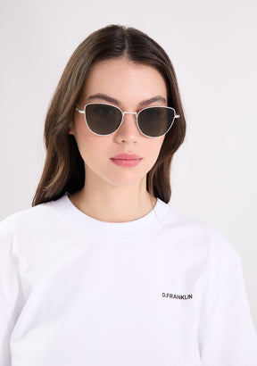 Cat-Eye Legacy Silver / Dark Brown