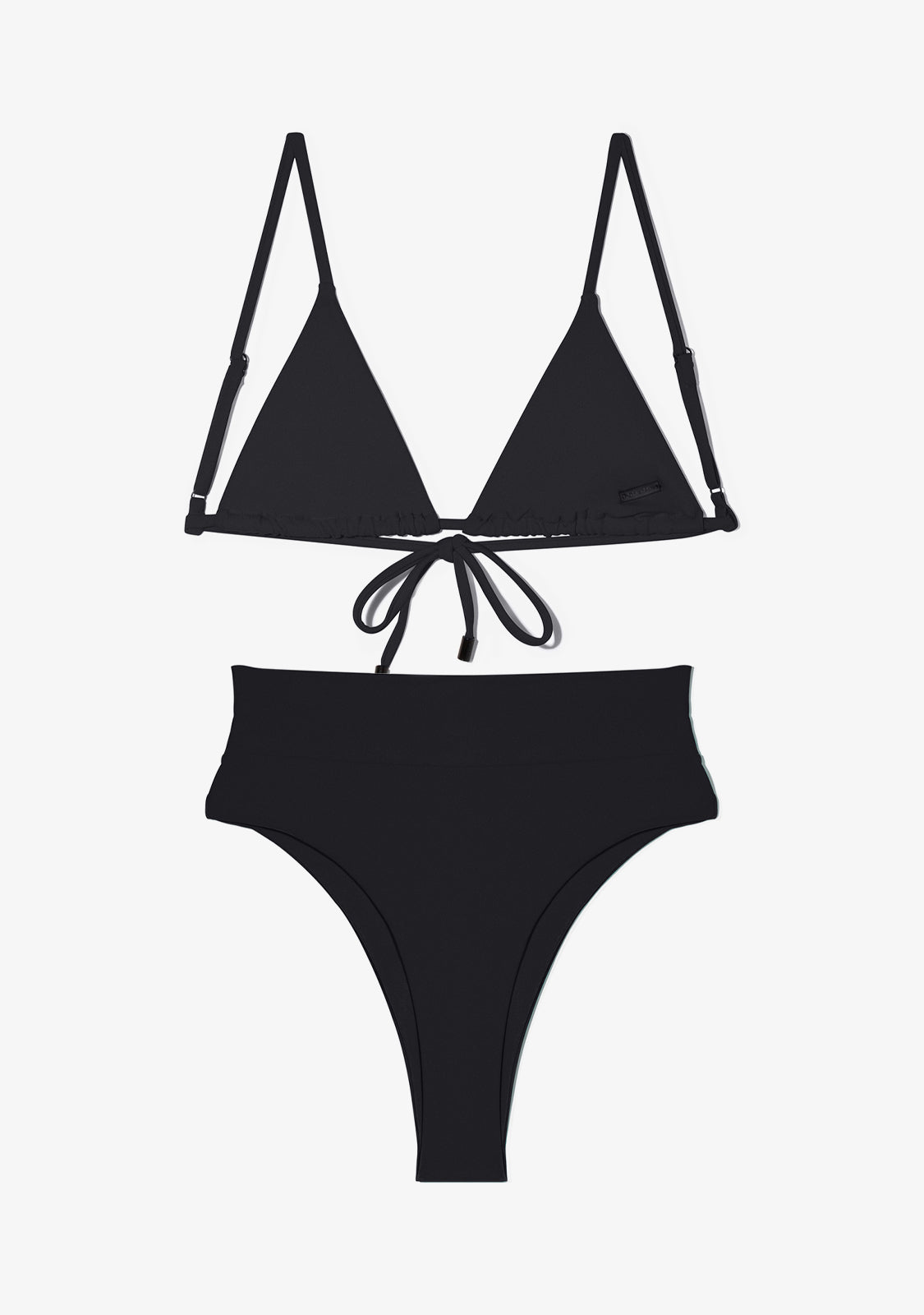 Kai Top + Kalea Bottom Black Bikini