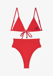 Kai Top + Kalea Bottom Chili Red Bikini