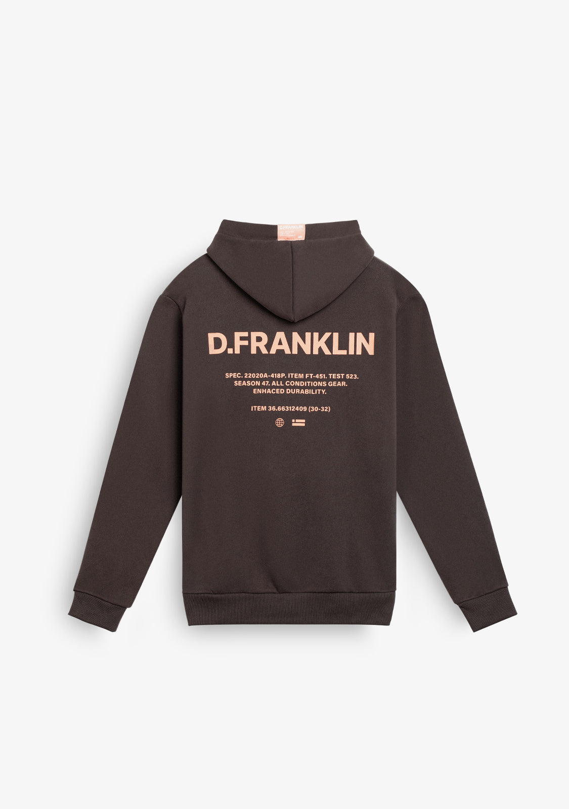 Worldwide Hoodie Brown