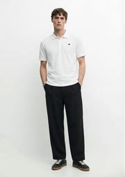 Basic Polo Shirt White / Khaki
