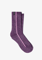 Glitter Socks Purple