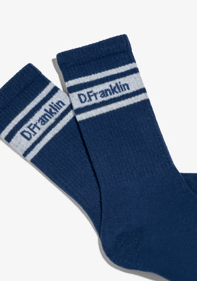 DF 3 Stripes Socks Blue