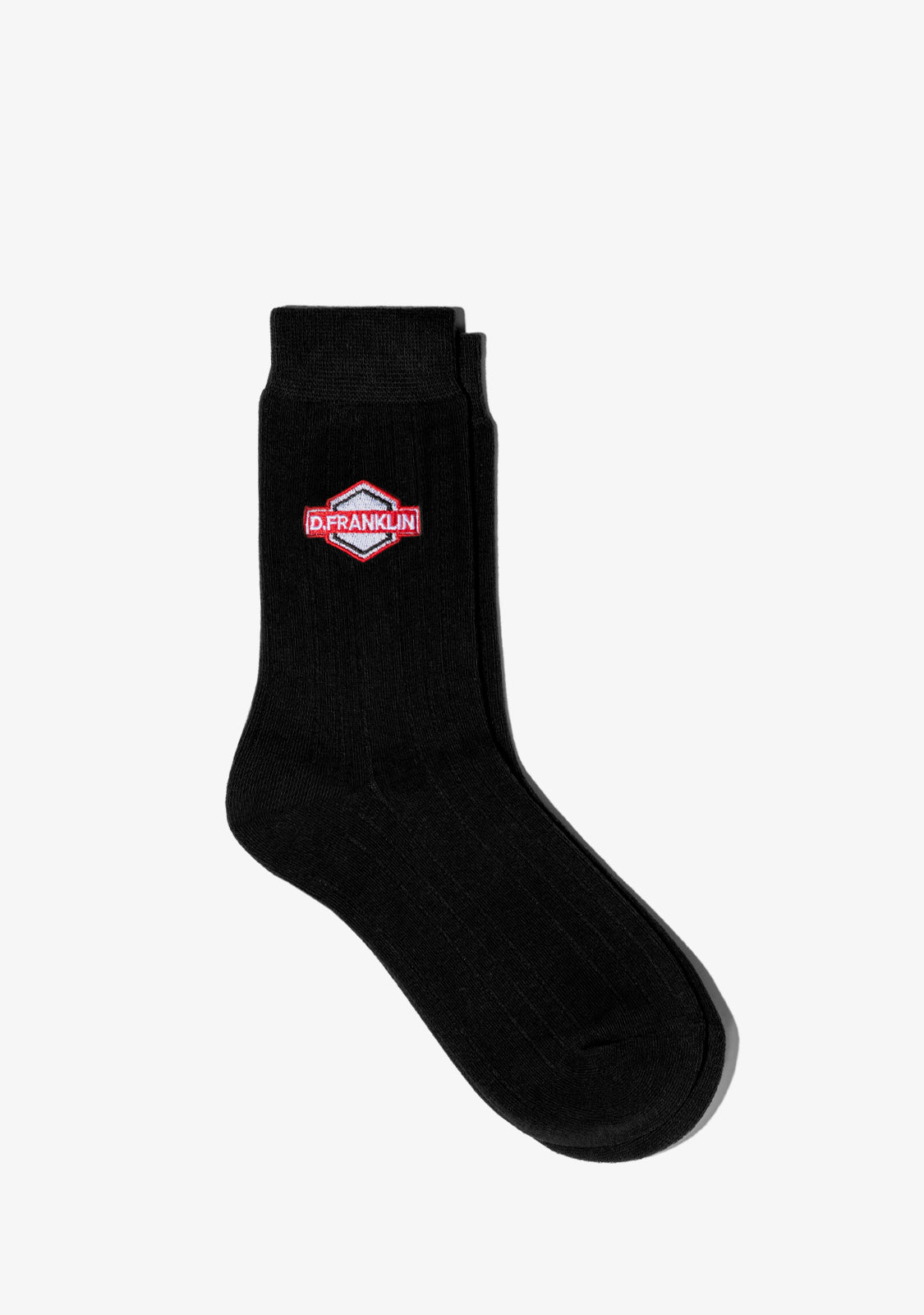 DF Patch Socks Black