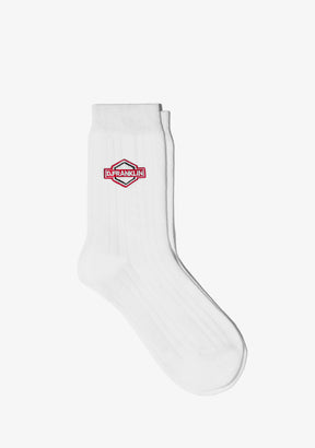 DF Patch Socks White