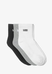 Flag Ankle Socks 3 Pack Basic