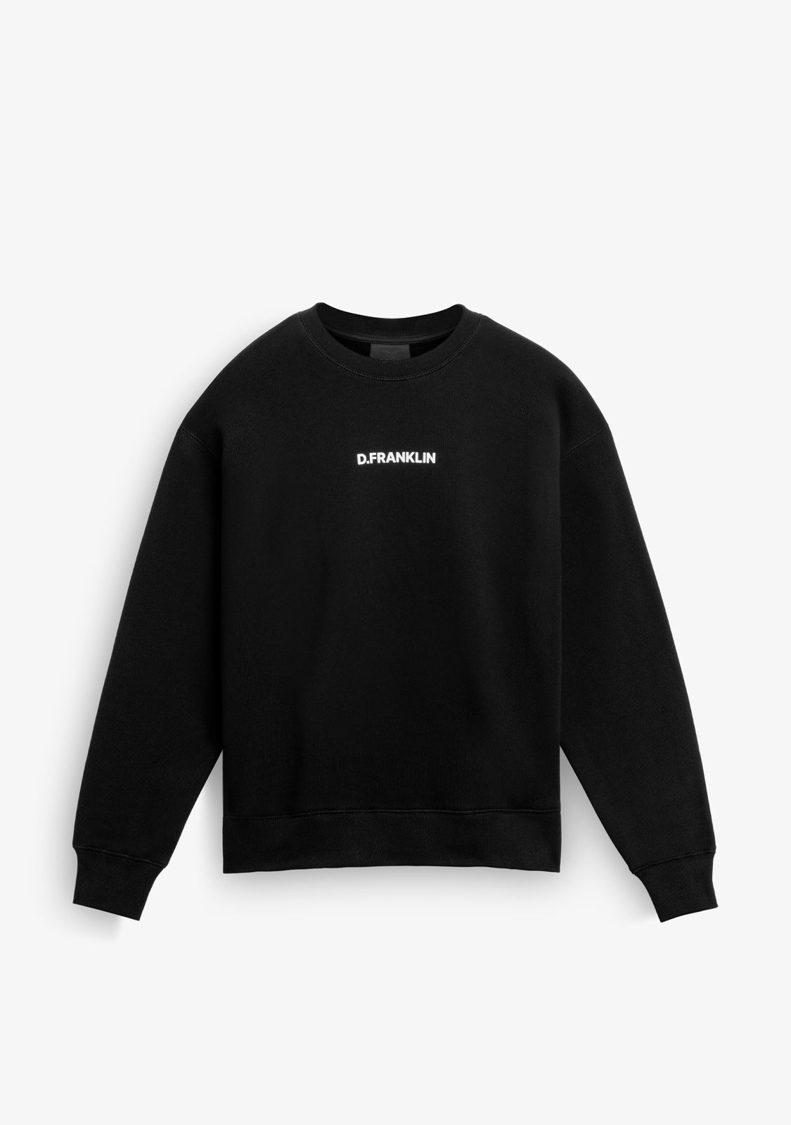 Crewneck Binary Oversize Sweatshirt Black