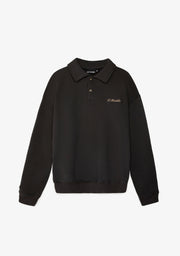 Polo Sweatshirt Anthracite