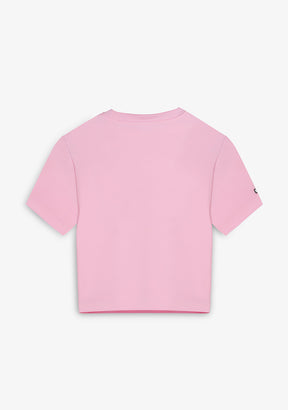 Tomorrow Cropped T-Shirt Pink