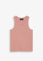 Rib Tank Top Dusty Pink