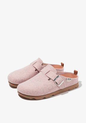 Mercredy Slipper Buckle Pink / Brown