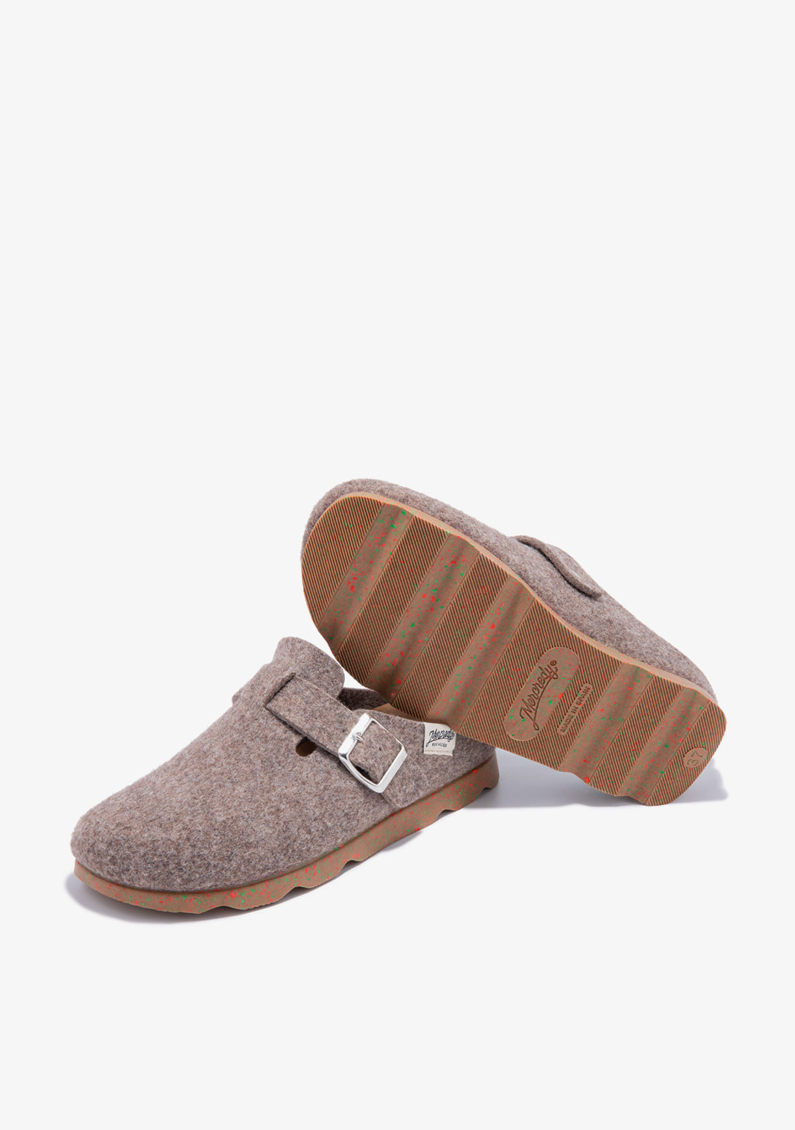 Mercredy Slipper Buckle Taupe / Brown