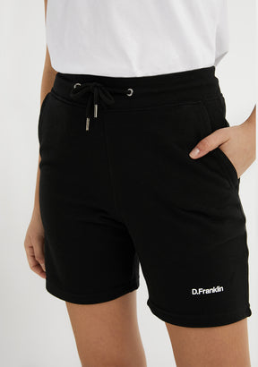 Logo Jogger Shorts Black / White