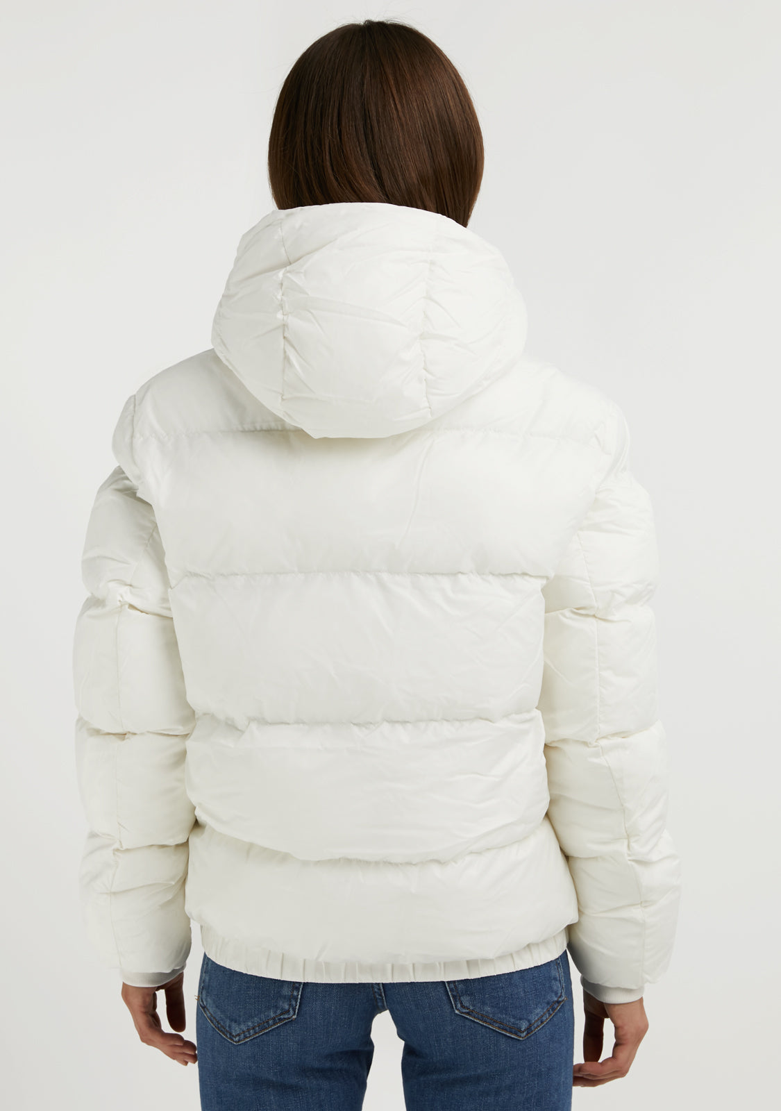 Buy Coats and jackets Off-White OW-patch hooded puffer jacket  (OMED040F22FAB0015620)