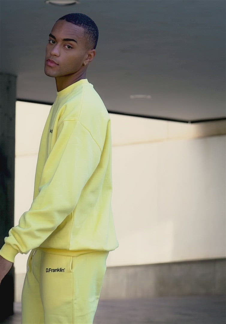 Sweatshirt Oversized D.Franklin Basic Yellow