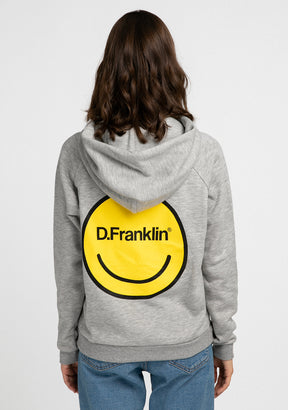 Hoodie Smiley Female Grey