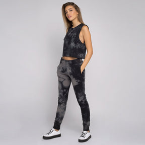 Jogger Basic Tie Dye Black