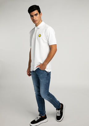 Polo Smiley White