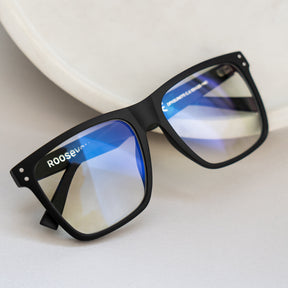 Roosevelt II Matte Black / Blue Block