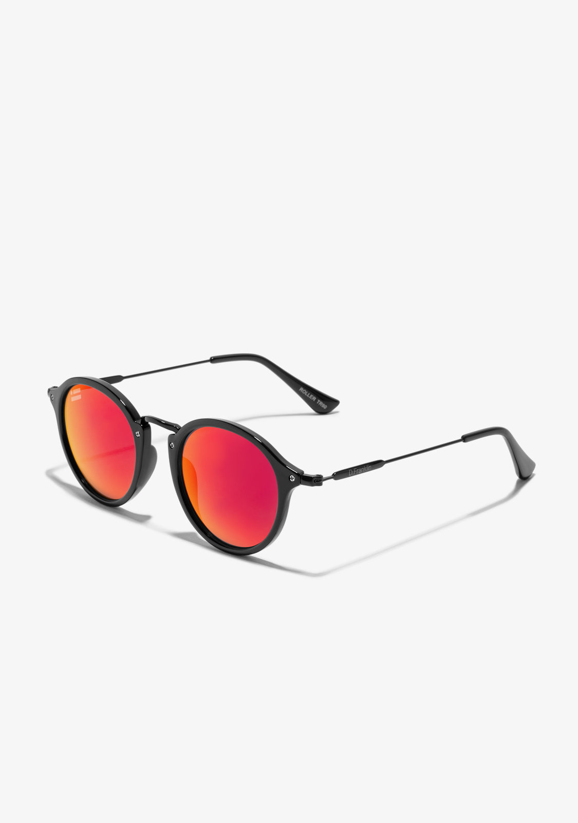 Mirror Effect Round Sunglasses Roller TR90