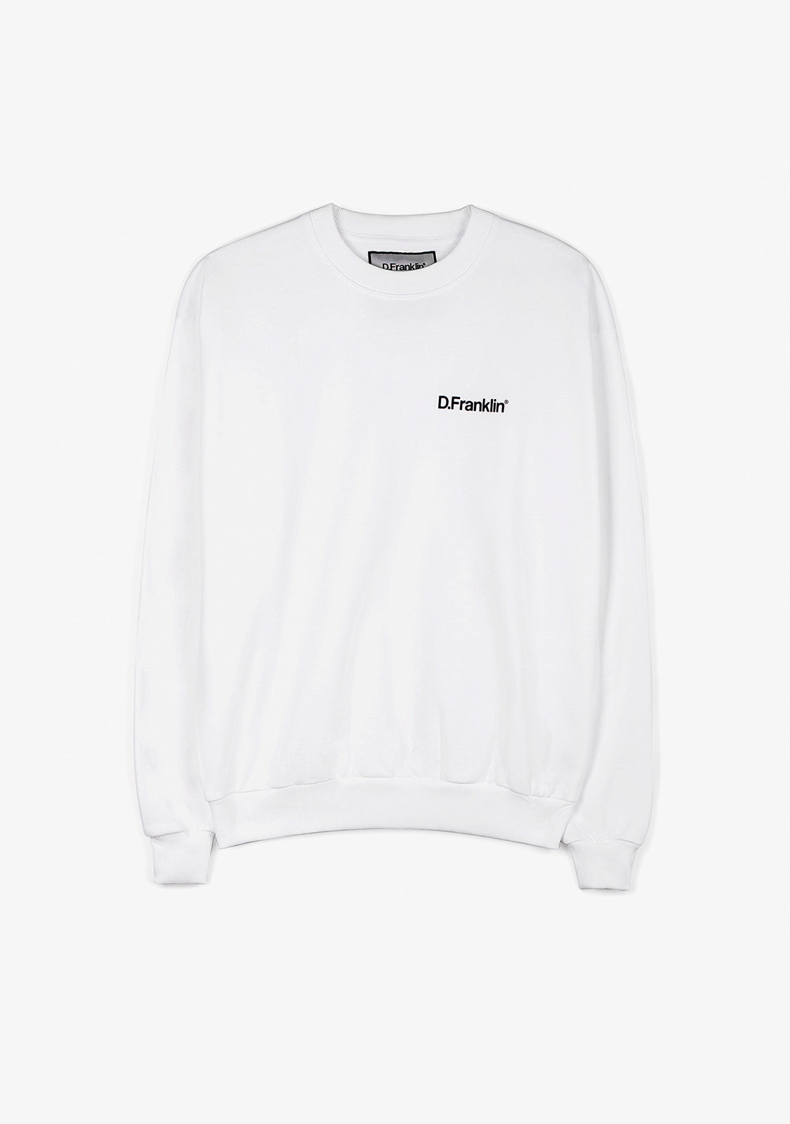 Sweatshirt Oversized Basic White