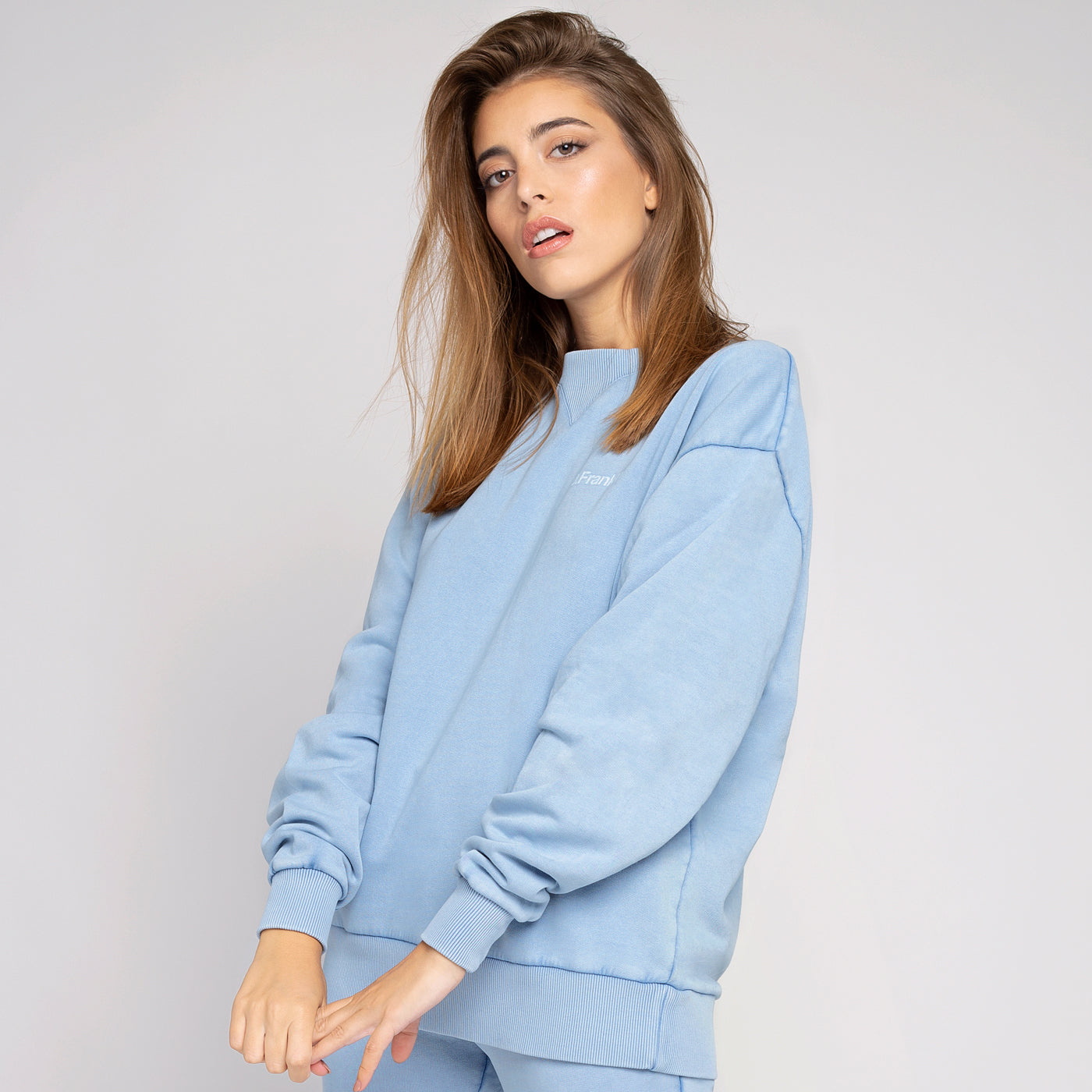 Sweatshirt Oversized Basic Blue