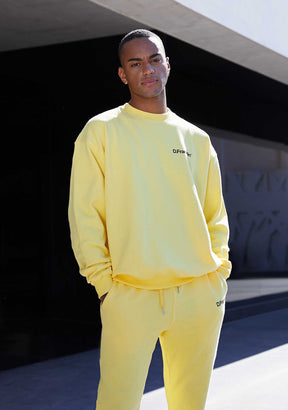 Sweatshirt Oversized D.Franklin Basic Yellow