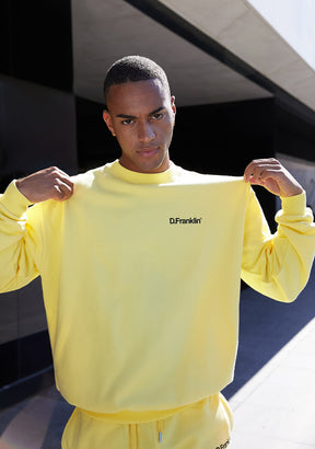 Sweatshirt Oversized D.Franklin Basic Yellow