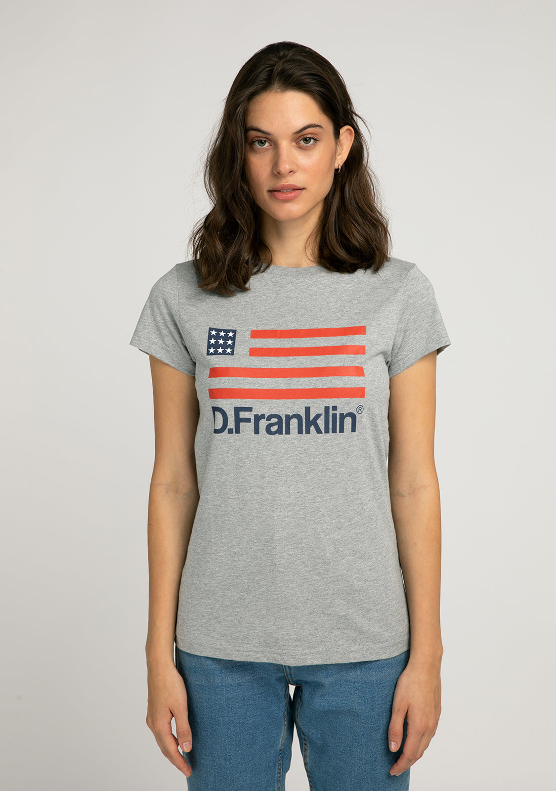 T-Shirt DF Flag Grey