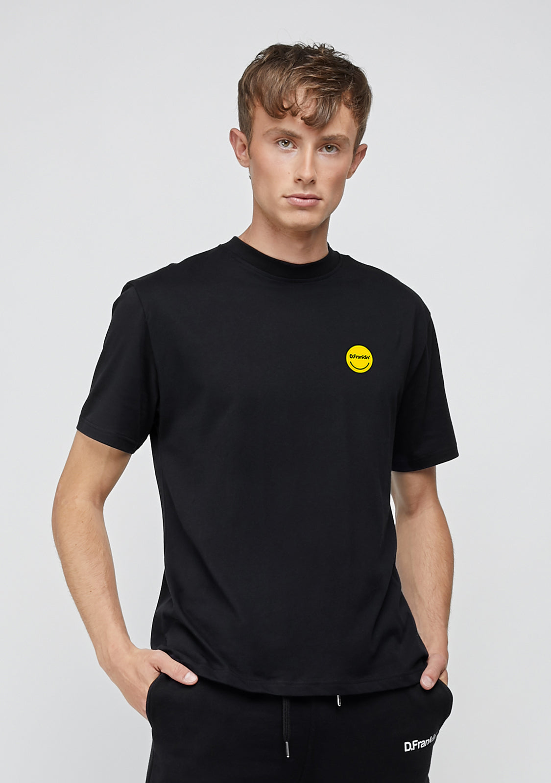 T-Shirt Smiley Black