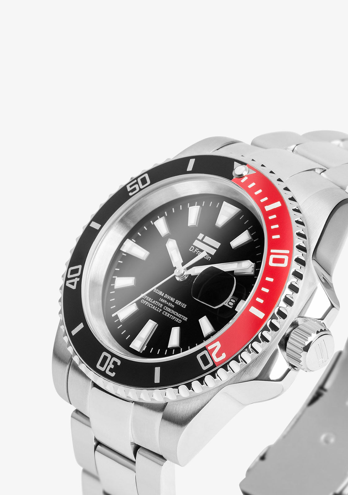 Scuba Diving Steel Black Red / Black