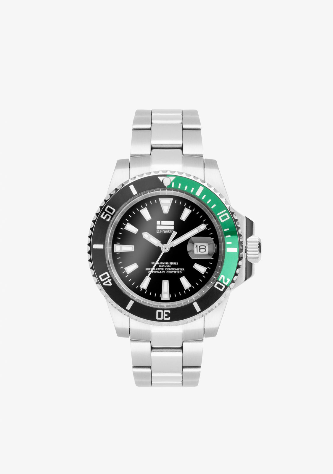 Scuba Diving Steel Black Green / Black