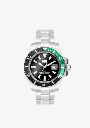 Scuba Diving Steel Black Green / Black