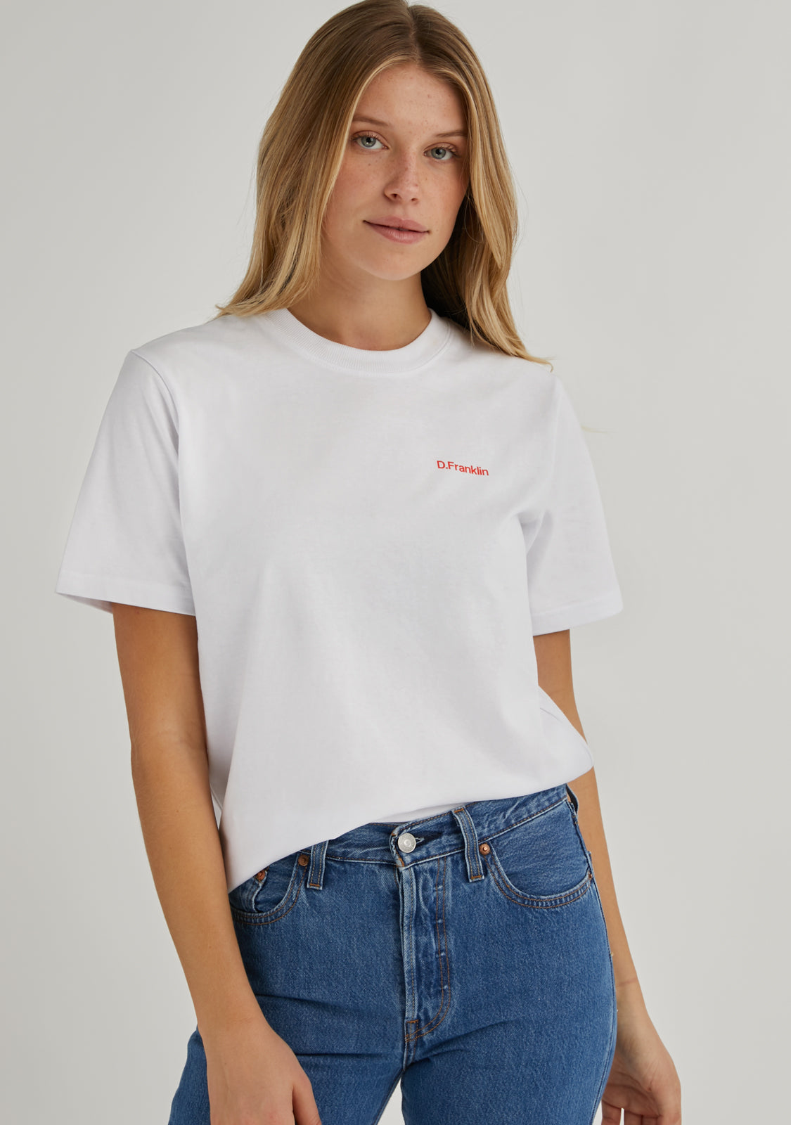 Social Club T-Shirt White / Orange
