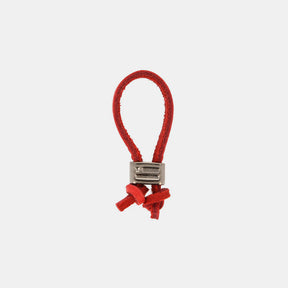 Keychain Jeroboam Leather Red/Metal