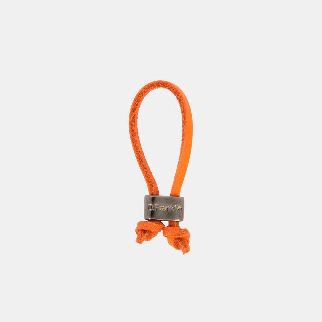 Keychain Jeroboam Leather Orange/Metal