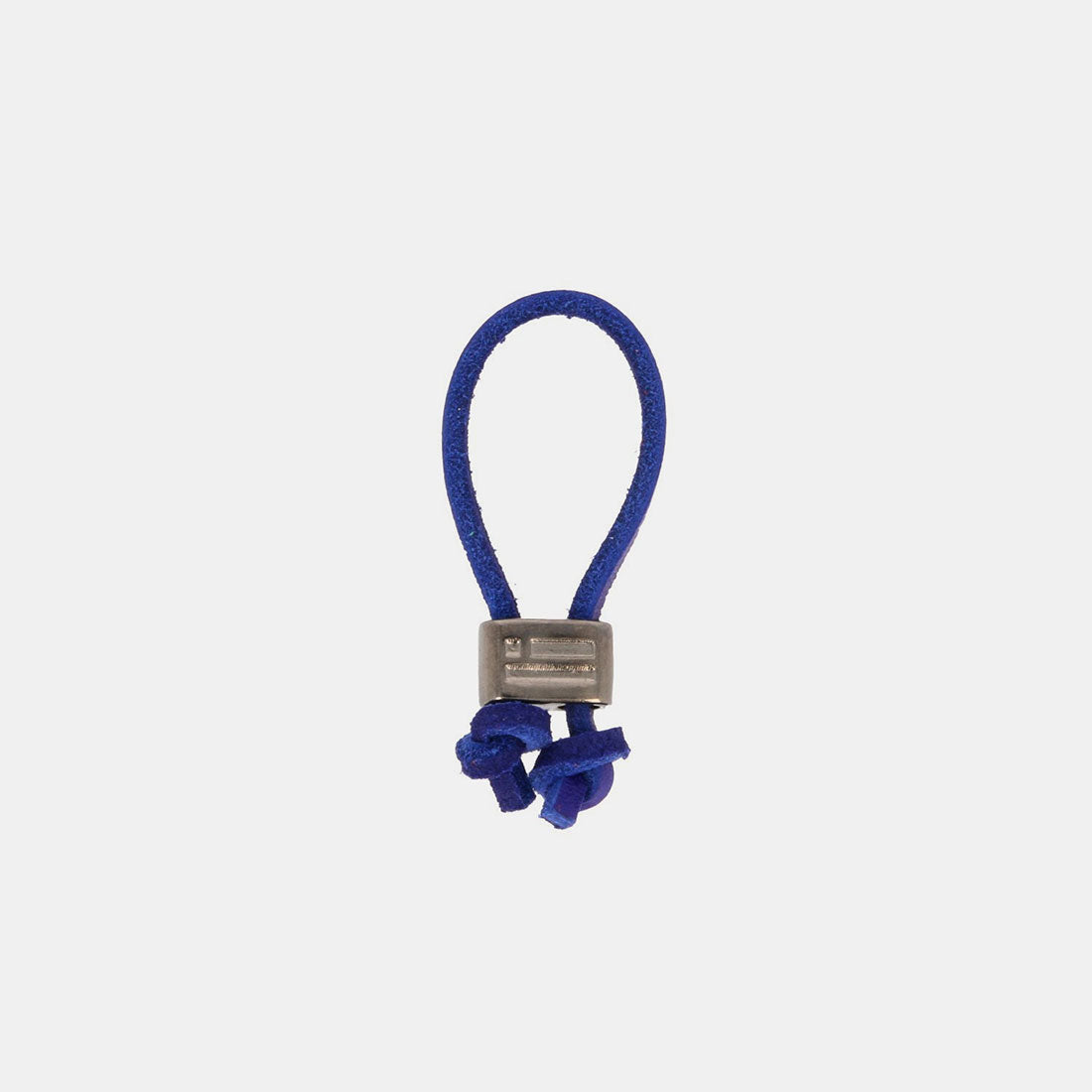 Keychain Jeroboam Leather Dark Blue/Metal