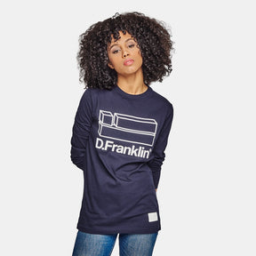 Flag Long Sleeve T-Shirt Navy