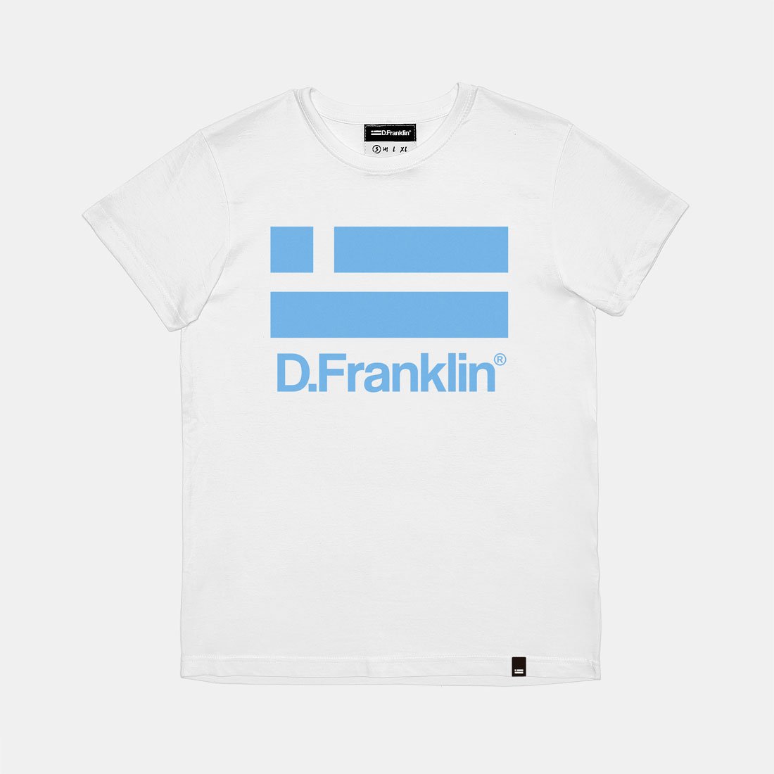 White Baby Blue Tee