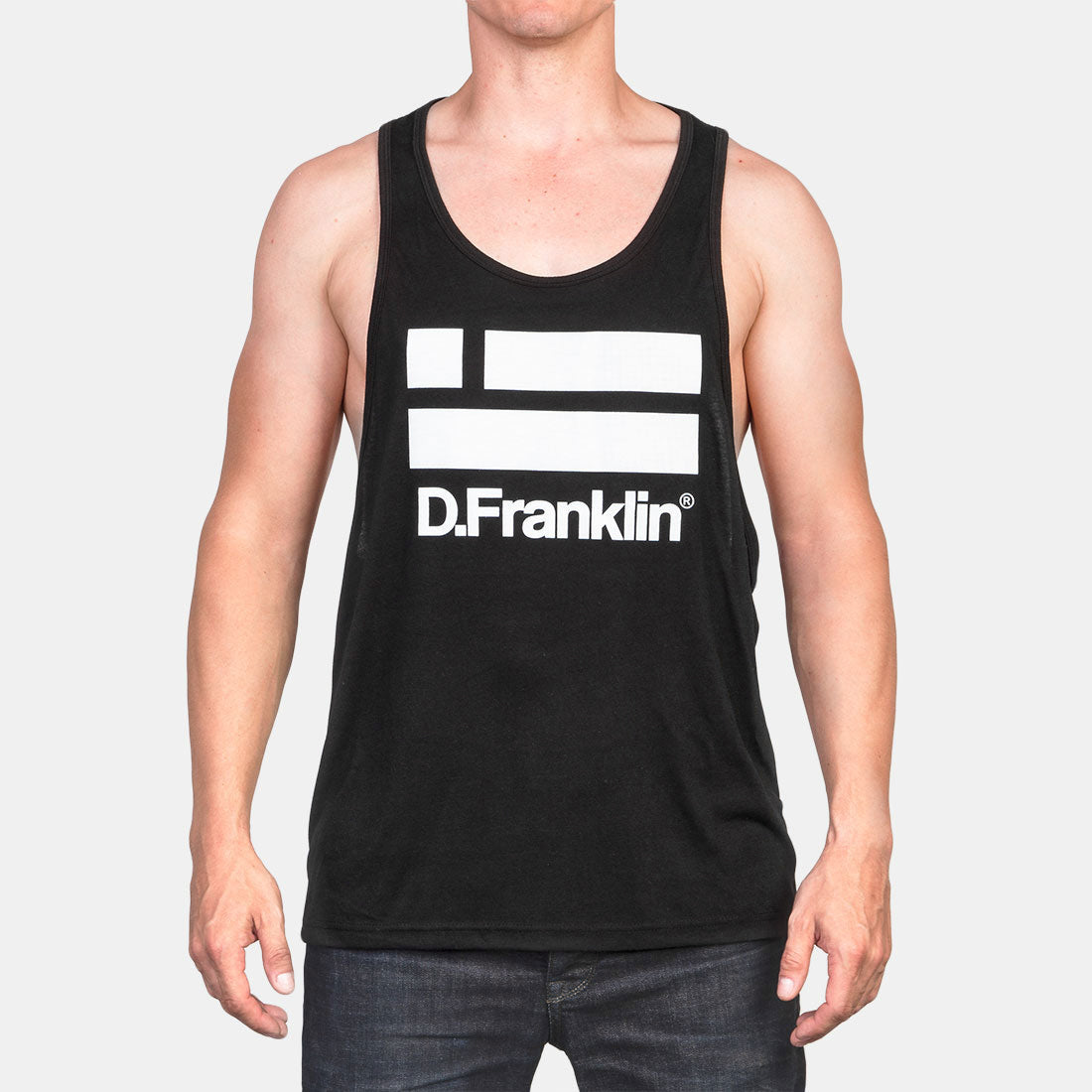 Logo Tank Black Tee