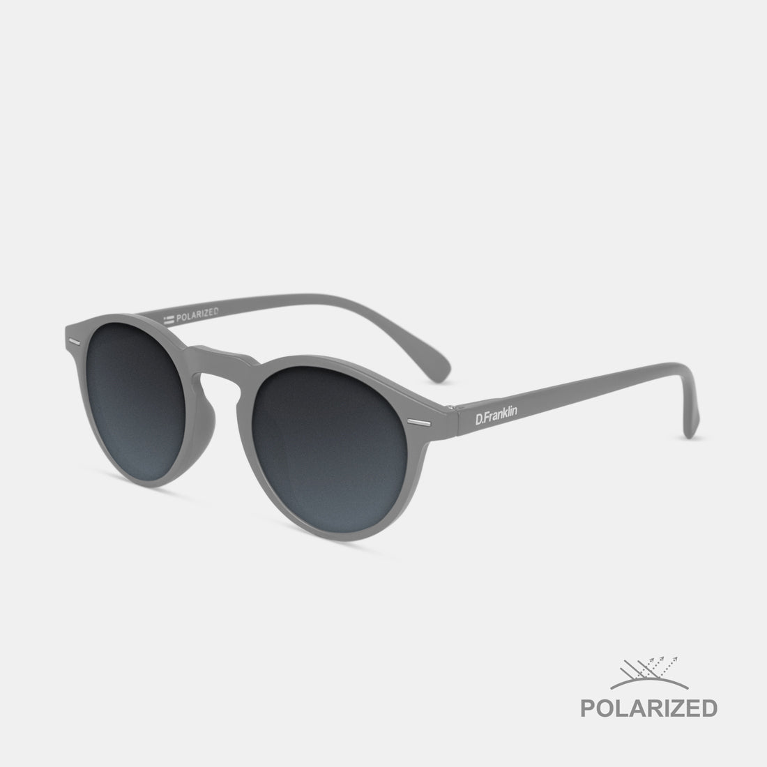 Ultra Light Grey Matte / Black Polarized