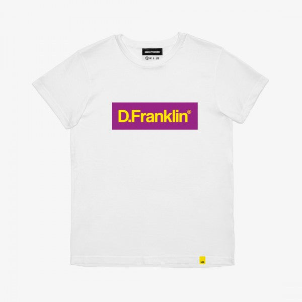 Purple / Yellow Rec White Tee